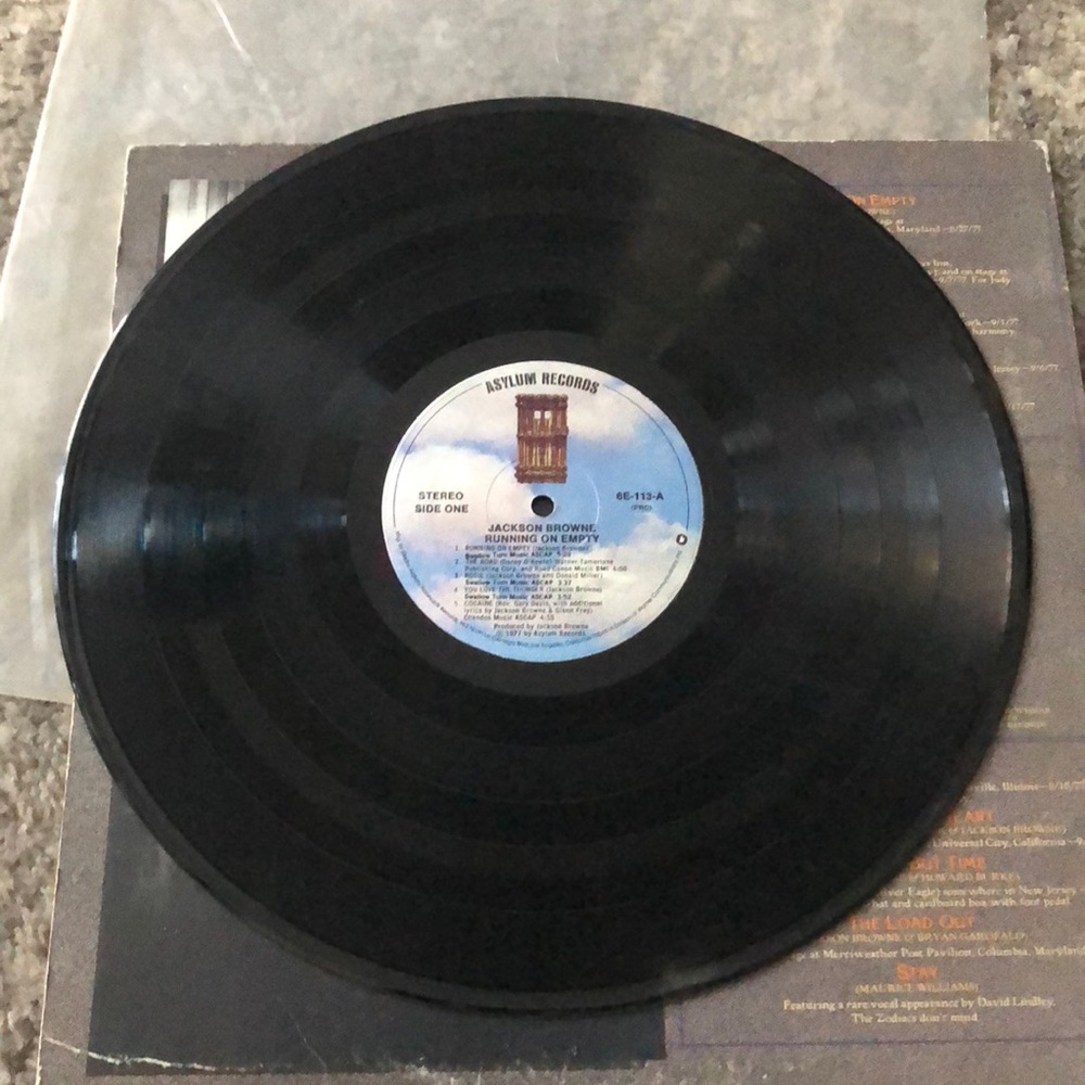 Jackson Brown vinyl Record - Picture 3 of 3